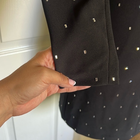 A.L.C. Lana Studded Long-Sleeve Mini Dress - Picture 10 of 12